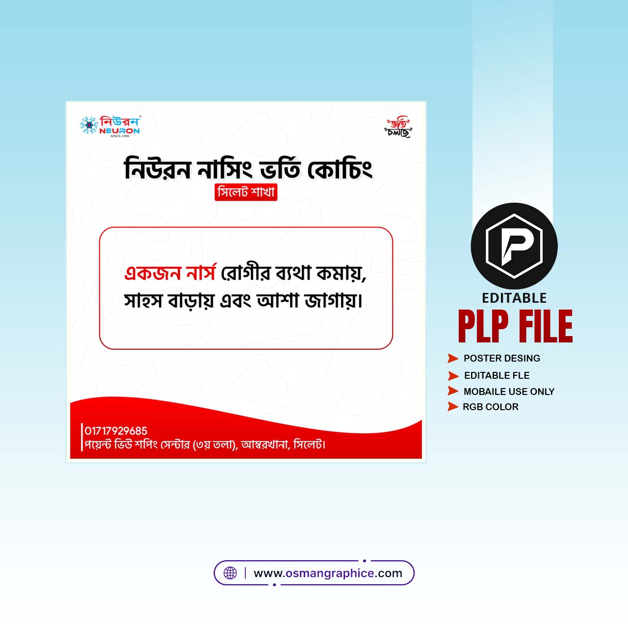 Nursing Coaching Quote Poster PLP File